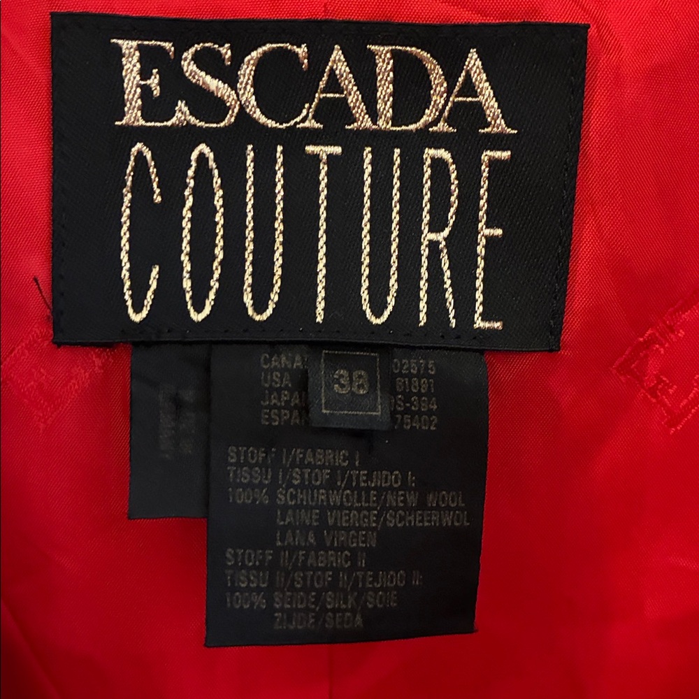 Escada Couture 1980s evening ensemble - Picture 3 of 11